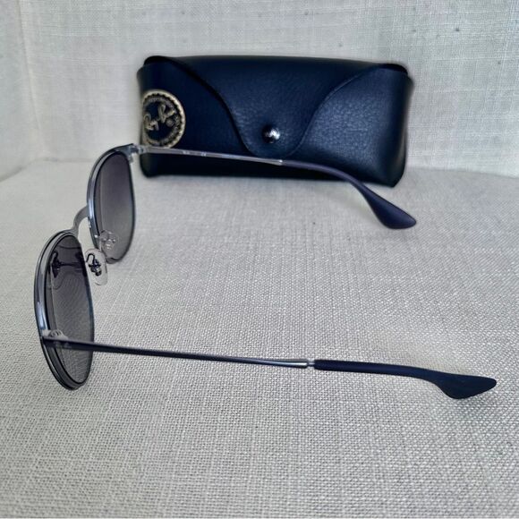 Ray Ban Women’s Erika Phantos Cat Eye Metal Sunglasses Black - Picture 5 of 10